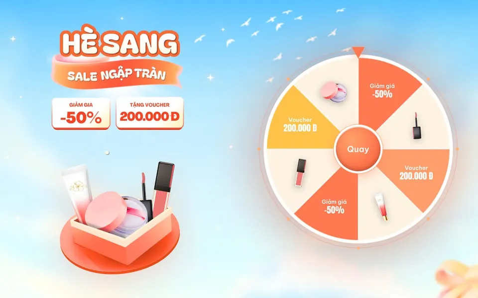 Ngày hội làm đẹp: Quà mẫu thử cho khách mua mỹ phẩm
