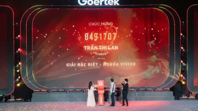 Khoảnh khắc nhân viên trúng giải cuối năm
